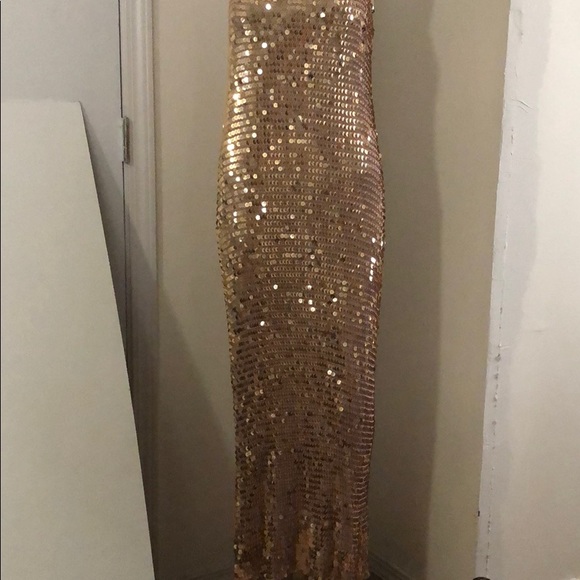 SPARKLES!! Gold color says XL, but  size 10 snugly - Picture 2 of 6